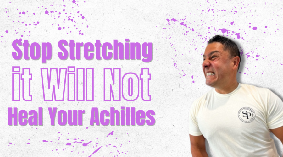 Why Rest and Stretching Aren’t Fixing Your Achilles (And What Actually Will)