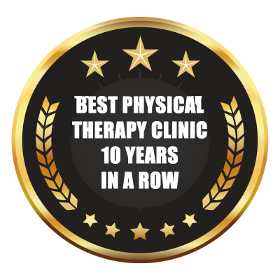 Best Physical Therapy Clinic, 10 years in a row